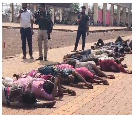 1312007-d.ed Abhyarthi Protest