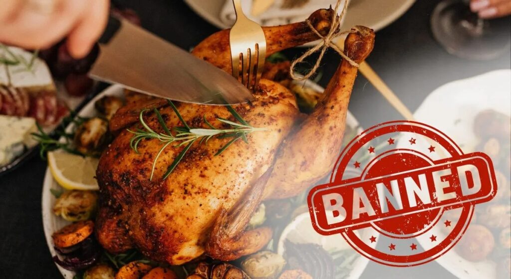 non veg ban