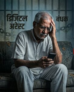 डिजिटल अरेस्ट के नाम पर 7 दिन तक बंधक बनाया, टेरर फंडिंग का डर दिखाकर रिटायर्ड प्रोफेसर से 1.04 करोड़ ठगे