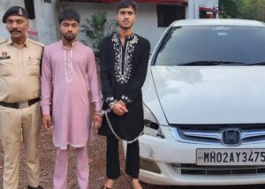 कांस्टेबल को कुचलने की कोशिश, ब्लैक फिल्म लगी गाड़ी में संदिग्ध हालत में दो युवतियों संग मिले नागपुर के युवक