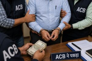 एसीबी की बड़ी कार्रवाई: 15 हजार रुपये की रिश्वत लेते पटवारी रंगेहाथ गिरफ्तार