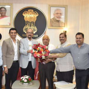राज्यपाल डेका से निजी विश्वविद्यालयों के पदाधिकारियों ने की भेंट