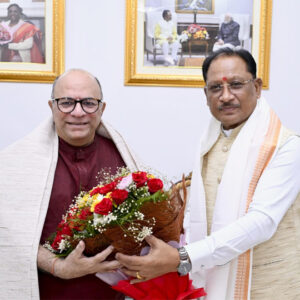 भारतीय इतिहास, संस्कृति और साहित्य को जन-जन तक पहुंचाने में डॉ. द्विवेदी का योगदान उल्लेखनीय: मुख्यमंत्री साय