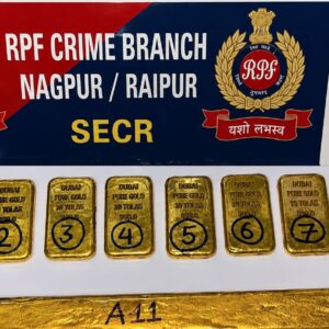 RPF की बड़ी कार्रवाई, ट्रेन से 1.96 करोड़ का विदेशी सोना जब्त; दो तस्कर गिरफ्तार