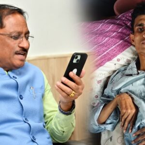 मुख्यमंत्री की संवेदनशील पहल- शशिकांत को एम्स रायपुर में कराया भर्ती