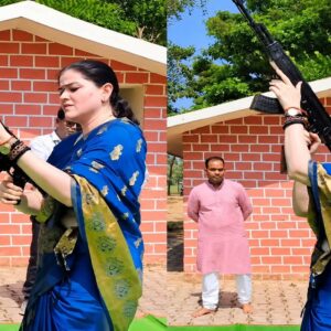 AK-47 से हर्ष फायरिंग करना SP अंकिता शर्मा को पड़ा भारी, पुलिस मुख्यालय ने जारी किया नोटिस; 3 दिन में मांगा जवाब