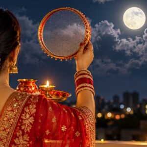 करवा चौथ आज: छत्तीसगढ़ में रात 8:02 से 8:22 बजे के बीच होगा चंद्रोदय, बादलों के कारण हो सकती है देरी